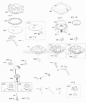 Page G Diagram and Parts List for 305440-1409-E1  Briggs and Stratton Engine